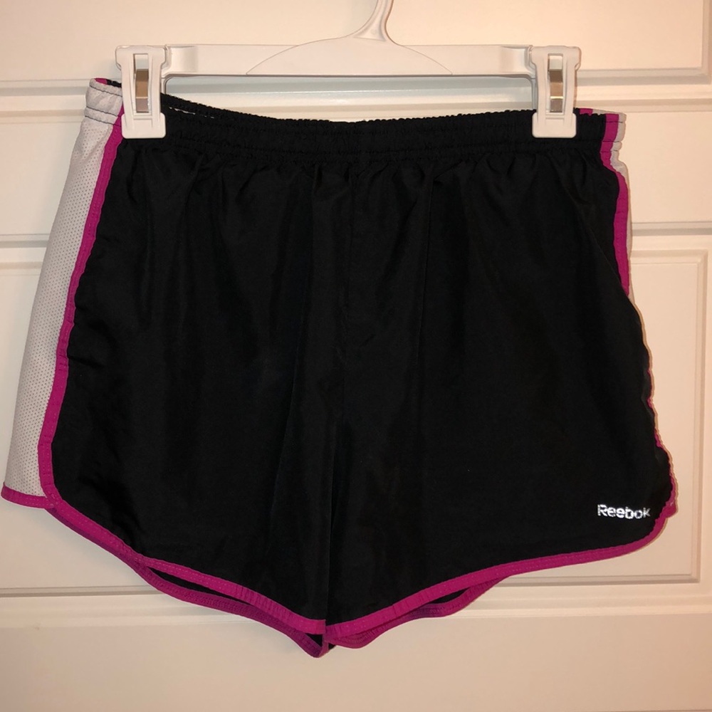 Black athletic shorts